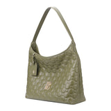 Royal Bagger Genuine Cow Leather Quilted Tote Bag for Women, Large Capacity Handbag, Fashion Shoulder Underarm Purse 3269