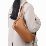 Royal Bagger Crossbody Bags for Women, Genuine Soft Cow Leather Shoulder Purse, Elegant Handbag with Adjustable Strap 3261