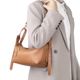 Royal Bagger Crossbody Bags for Women, Genuine Soft Cow Leather Shoulder Purse, Elegant Handbag with Adjustable Strap 3261