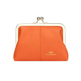 Royal Bagger RFID Blocking Coin Purse for Women, Fashion Kiss Lock Change Pouch, Genuine Leather Key & Card Holder 6120