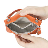 Royal Bagger RFID Blocking Coin Purse for Women Genuine Leather Portable Small Handbag Fashion Casual Clutch Wallet 2756