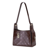 Royal Bagger Genuine Cow Leather Crossbody Bag for Women, Retro Fashion Underarm Shoulder Purse, Large Capacity 3268