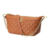 Royal Bagger Classic Quilted Chain Shoulder Bag for Women, Genuine Soft Cow Leather Underarm Purse, Fashion Handbag 3263