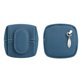 Royal Bagger Mini Lychee Pattern Coin Purse, Solid Color Buckle Key Earphone Storage Bag, Casual Change Pouch for Daily Use 1603