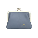 Royal Bagger RFID Blocking Coin Purse for Women, Fashion Kiss Lock Change Pouch, Genuine Leather Key & Card Holder 6120