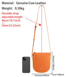 Royal Bagger Mini Crossbody Bags Genuine Leather Cell Phone Purse Women's Zipper Shoulder Bag 2460
