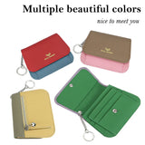 Royal Bagger Multi-card Slots Short Wallet, Genuine Leather Credit Card Holder, RFID Blocking Card Coin Purse with Keychain 1943