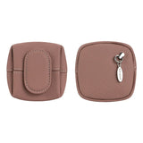 Royal Bagger Mini Lychee Pattern Coin Purse, Solid Color Buckle Key Earphone Storage Bag, Casual Change Pouch for Daily Use 1603