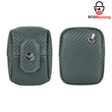 Royal Bagger Carbon Fiber Coin Purses for Men, RFID Slim Minimalist Wallet, Lightweight Large-Capacity Card & Cash Holder 4603