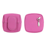 Royal Bagger Mini Lychee Pattern Coin Purse, Solid Color Buckle Key Earphone Storage Bag, Casual Change Pouch for Daily Use 1603