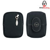 Royal Bagger RFID Mini Genuine Leather Women's Coin Purse - Solid Color Buckle Pouch for Keys, Earphones & Daily Essentials 3603