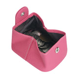 Royal Bagger RFID Mini Genuine Leather Women's Coin Purse - Solid Color Buckle Pouch for Keys, Earphones & Daily Essentials 3603