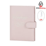 Royal Bagger RFID Genuine Leather Passport Wallet for Women, Casual Travel Wallets and Card Holder with SIM Card Pin Tool 3220