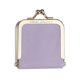 Royal Bagger Genuine Leather Mini Jewelry Box, Ring & Necklace Storage, Slim Coin Purse with Kiss Lock for Women 3120