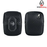 Royal Bagger Carbon Fiber Coin Purses for Men, RFID Slim Minimalist Wallet, Lightweight Large-Capacity Card & Cash Holder 4603