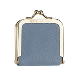 Royal Bagger Genuine Leather Mini Jewelry Box, Ring & Necklace Storage, Slim Coin Purse with Kiss Lock for Women 3120