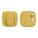 Royal Bagger Mini Lychee Pattern Coin Purse, Solid Color Buckle Key Earphone Storage Bag, Casual Change Pouch for Daily Use 1603