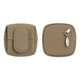 Royal Bagger Mini Lychee Pattern Coin Purse, Solid Color Buckle Key Earphone Storage Bag, Casual Change Pouch for Daily Use 1603