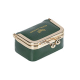 Small Size, Royal Bagger Retro Genuine Leather Mini Kiss Lock Coin Purse – Women's Jewelry Box for Earrings, Rings & More 3894