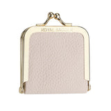 Royal Bagger Genuine Leather Mini Jewelry Box, Ring & Necklace Storage, Slim Coin Purse with Kiss Lock for Women 3120