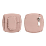 Royal Bagger Mini Lychee Pattern Coin Purse, Solid Color Buckle Key Earphone Storage Bag, Casual Change Pouch for Daily Use 1603
