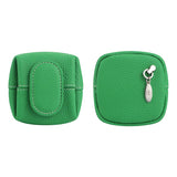 Royal Bagger Mini Lychee Pattern Coin Purse, Solid Color Buckle Key Earphone Storage Bag, Casual Change Pouch for Daily Use 1603