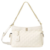 Royal Bagger Genuine Cow Leather Quilted Crossbody Bag, Large Capacity Tote Handbag, Chain Shoulder Purse for Women 3270