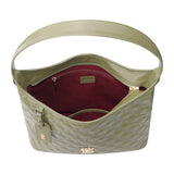 Royal Bagger Genuine Cow Leather Quilted Tote Bag for Women, Large Capacity Handbag, Fashion Shoulder Underarm Purse 3269