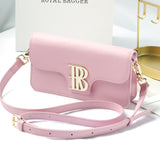 Royal Bagger Genuine Cow Leather Crossbody Bag for Women, Elegant Mini Shoulder Purse with Chain Strap & RFID Wallet 3244