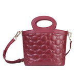 Royal Bagger Quilted Handbag for Women – Versatile Crossbody & Shoulder Tote, Genuine Cowhide Leather Drawstring Purse 3280