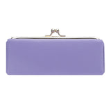 Royal Bagger Genuine Leather RFID Blocking Fashion Glasses Case, Pencil Bag with Kiss Lock, Organizer for Rings, Necklaces & Earrings for Women 4135