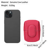 Royal Bagger RFID Mini Genuine Cow Leather Coin Purse for Women - Small Wallet Pouch for Keys, Earphones & Essentials 5603