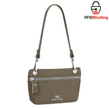 Royal Bagger RFID Blocking Coin Purse for Women Genuine Leather Portable Small Handbag Fashion Casual Clutch Wallet 2756