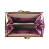 Royal Bagger Kiss Lock RFID Credit Card Holder for Women, Genuine Cow Leather Short Wallets, Fashion Vintage Coin Purse 3242