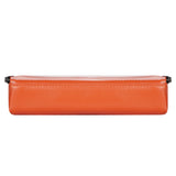 Royal Bagger Genuine Leather RFID Blocking Fashion Glasses Case, Pencil Bag with Kiss Lock, Organizer for Rings, Necklaces & Earrings for Women 3135