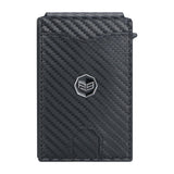 Royal Bagger Carbon Fiber Men's Wallet, Quick Card Access, RFID Blocking, 12 - Card Capacity with ID Window & Magnetic Closure 3246