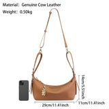 Royal Bagger Crossbody Bags for Women, Genuine Soft Cow Leather Shoulder Purse, Elegant Handbag with Adjustable Strap 3261