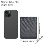 Royal Bagger Men's Genuine Leather Wallet RFID Card Holder Carbon Fiber Wallet Large Capacity Two Fold Wallet 3240