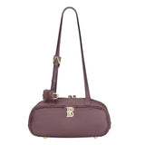 Royal Bagger Genuine Cow Leather Shoulder Handbag for Women, Cylinder Purse with Adjustable Strap, Fashion Women's Bag 3249