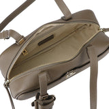 Royal Bagger Genuine Cow Leather Shoulder Handbag for Women, Cylinder Purse with Adjustable Strap, Fashion Women's Bag 3249