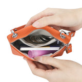 Royal Bagger RFID Blocking Coin Purse for Women Genuine Leather Portable Small Handbag Fashion Casual Clutch Wallet 2756