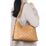 Royal Bagger Genuine Leather Quilted Crossbody Bag for Women, Soft-Textured Underarm Purse, Versatile Shoulder & Crossbody for Commuting 3267