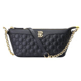 Royal Bagger Classic Quilted Chain Shoulder Bag for Women, Genuine Soft Cow Leather Underarm Purse, Fashion Handbag 3263