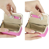 Royal Bagger Genuine Leather Jewelry Box, Mini Case for Rings, Necklaces & Earrings, Kiss Lock Coin Purse for Women 3203