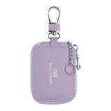 Royal Bagger Mini Earphone Bag Genuine Leather Zipper Key Wallet with Keychain, Portable Headphone Case for Men & Women 3901