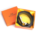 Royal Bagger Men's Genuine Leather Ratchet Belt for Dress & Casual Wear, Trim-to-Fit Design, Elegant Gift Box 01
