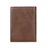 Royal Bagger Small Short Wallets, Genuine Cow Leather Card Holder, Mini Coin Purse, Vintage Trifold Male Wallet 1653