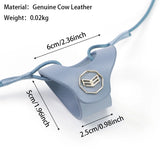 Royal Bagger Fashion Genuine Leather Eyeglass Neck Strap, Portable Sunglasses Holder, Anti-Loss Glasses Cord for Women 3130