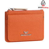 Royal Bagger Genuine Leather Women's Coin Purse - RFID Blocking Small Wallet, Casual Zipper Change Pouch for Daily Use 3200