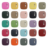 Royal Bagger Mini Lychee Pattern Coin Purse, Solid Color Buckle Key Earphone Storage Bag, Casual Change Pouch for Daily Use 1603